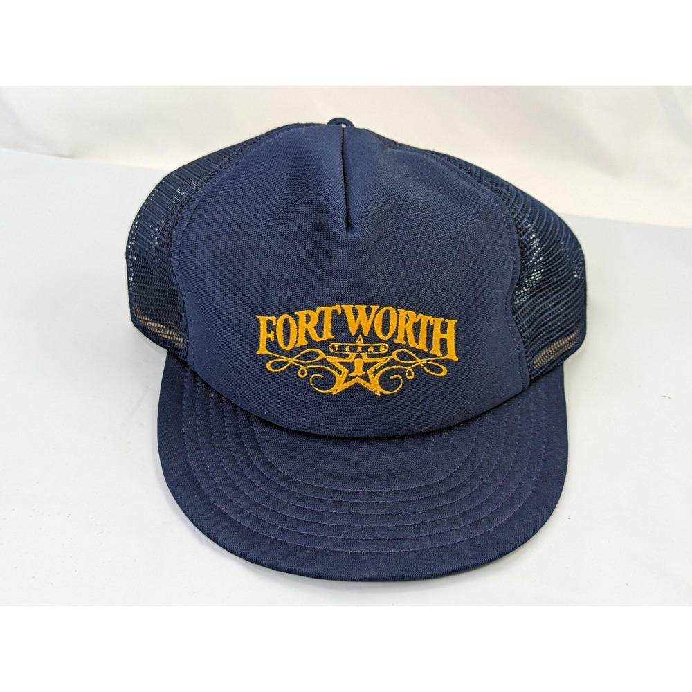 Fort Worth Texas Snapback Hat‎ Cap Mesh Artex Has Issues Read Description